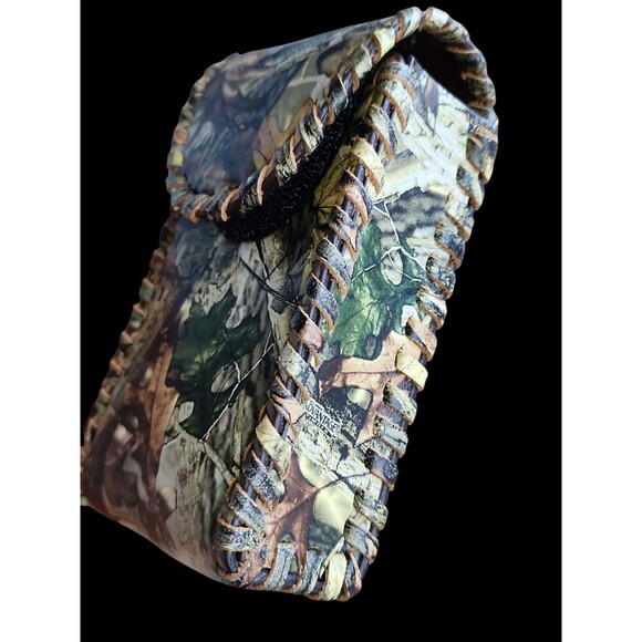 Rugged Camo Cigarette Leather Case Lighter Pouch Clip Top Regular 100's Holder - Picture 3 of 9